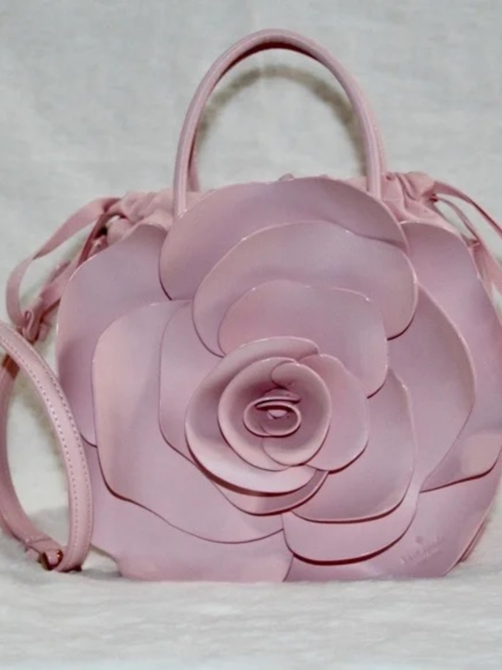 Kate Spade Flora 3D Rose Crossbody Bag Pink Horizon Novelty Handbag Purse NWT